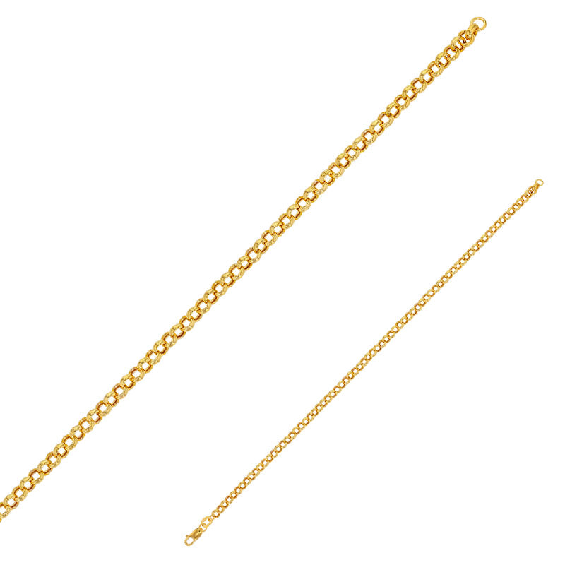Erbskette „Orbital Harmony“ – 375er Gelbgold