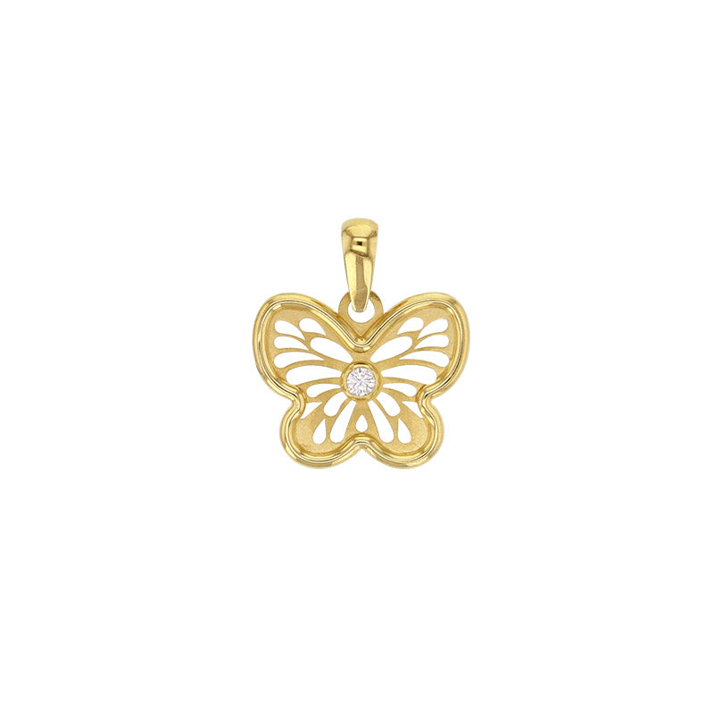 Gold-Anhänger „Papillon Luxe“ – aus 750er Gelbgold