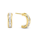 Halbcreolen „Modern Clarity“ – 14Kt Gold