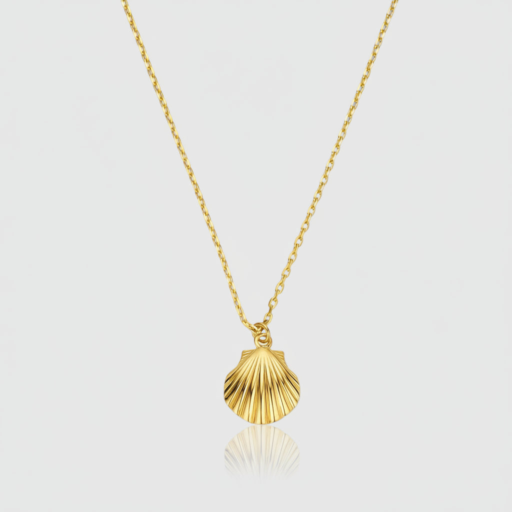 Halskette „Golden Shell“ – 585er Gelbgold (14Kt)