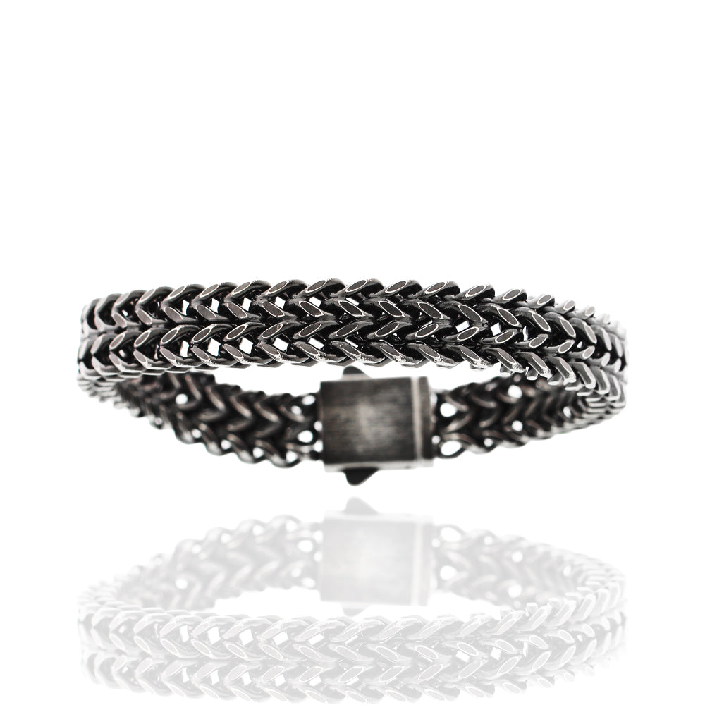 Herren-Armband „Iron Antique Braid“
