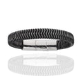 Herren-Armband „Iron Chevron Weaver“