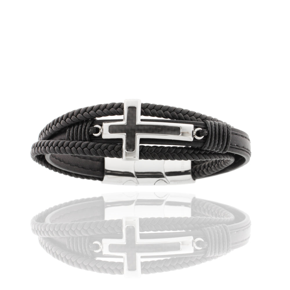 Herren-Armband „Iron Cross Trinity“