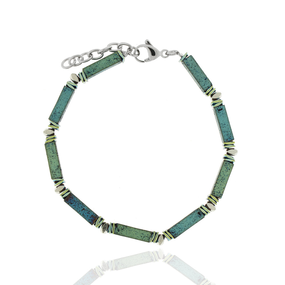 Herren-Armband „Iron Volcanic Glaze“