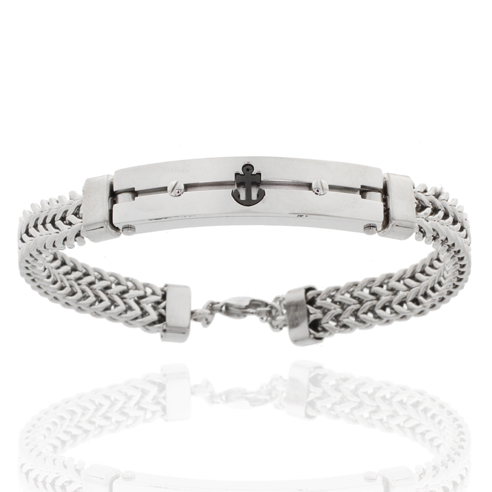 Herren-Edelstahlarmband „Iron Anchor Deck“