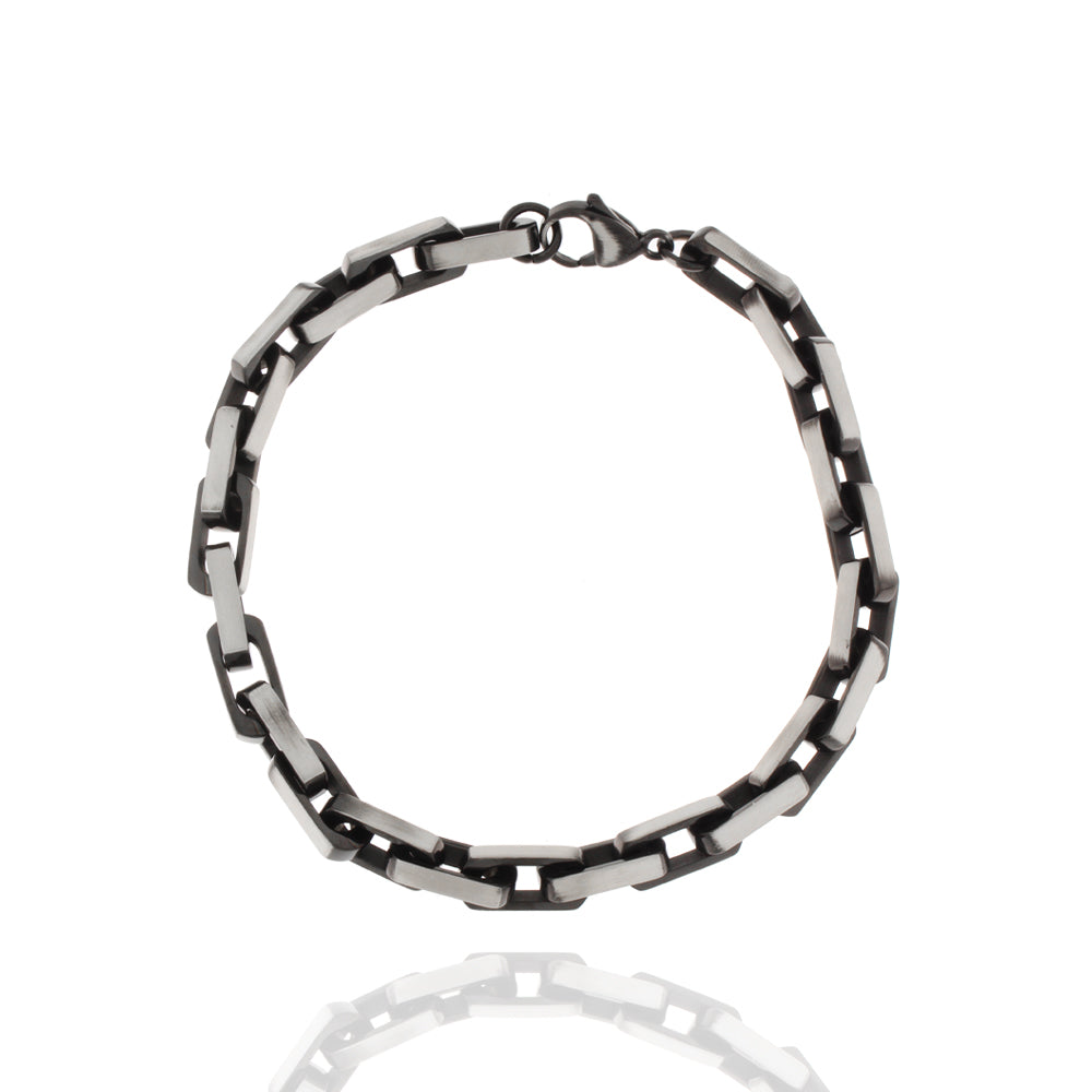 Herren-Gliederarmband „Iron Block Chain“
