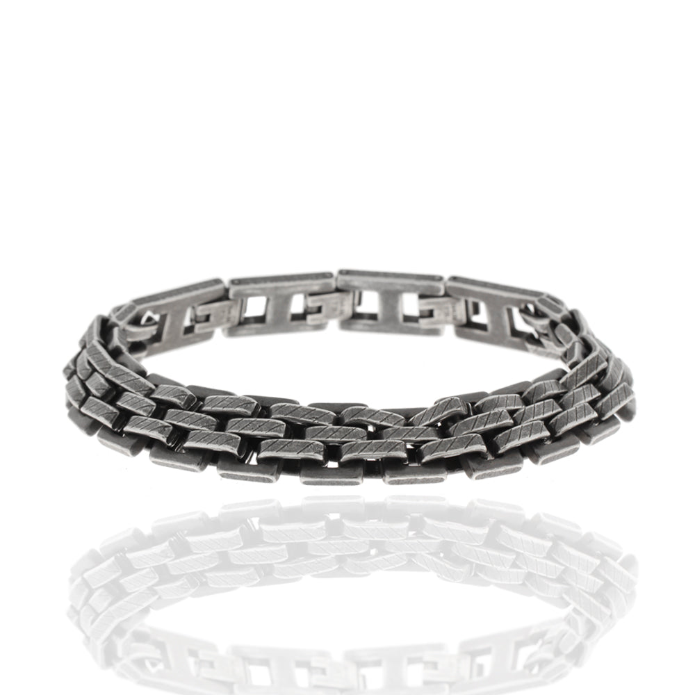 Herren-Gliederarmband „Iron Grid Force“