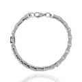 Herren-Gliederarmband „Iron Ribbed Grid“
