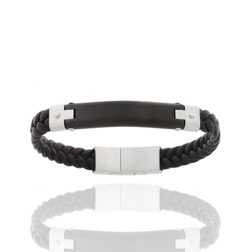 Herren-ID-Armband „Iron Stealth Shield“