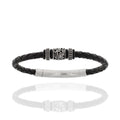 Herren-Lederarmband „Iron Celtic Pulse“