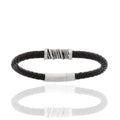 Herren-Lederarmband „Iron Coil Bond“