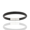 Herren-Lederarmband „Iron Stitch Fusion“