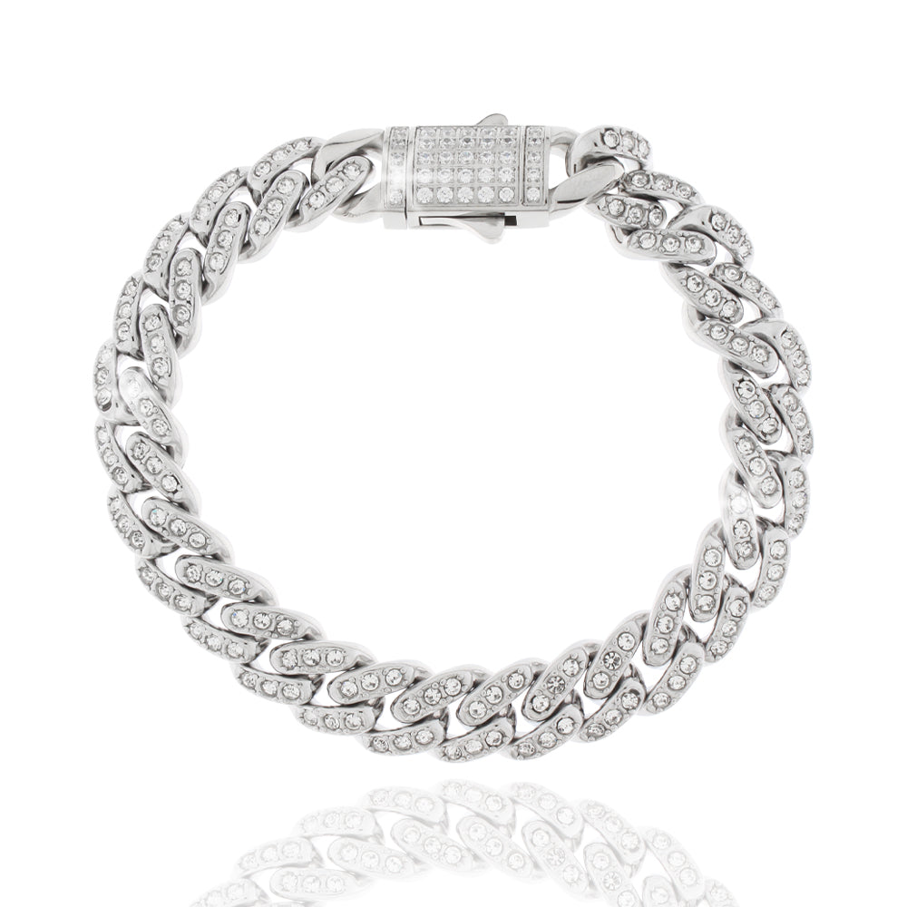 Herren-Panzerarmband „Iron Iced Curb“