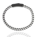 Herren-Panzerarmband „Iron Shadow Curb“