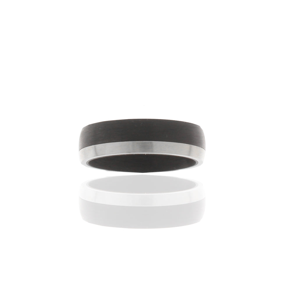Herren-Ring „Iron Carbon Horizon“