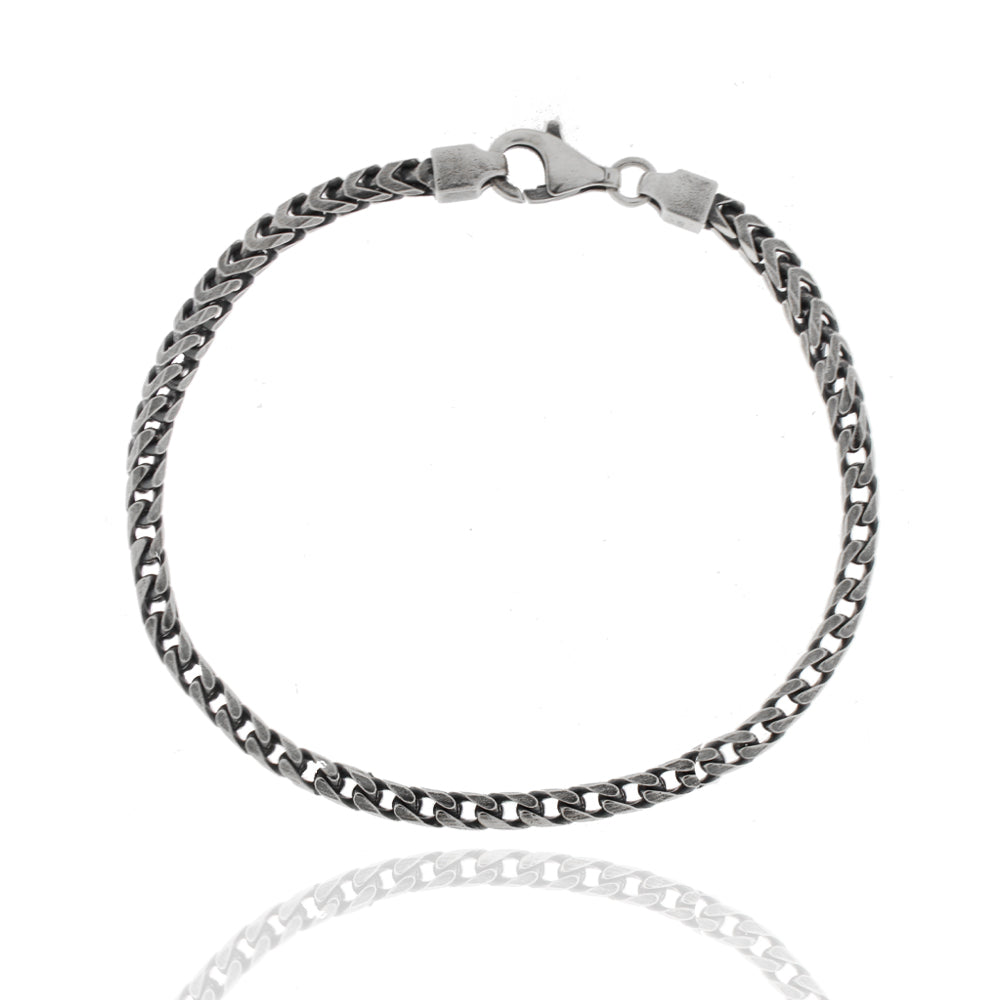 Herren-Silberarmband „Iron Fox Legacy“