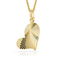 Herz-Amulett „Radiant Pulse“ – Vergoldetes 925er Sterling Silber