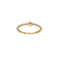 Herz-Ring „Golden Romance“ – 375er Gelbgold