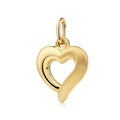 Herz „Dual Harmony“ – aus vergoldetem 925er Sterling Silber