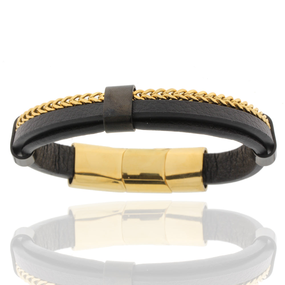Hybrid-Armband „Iron Gilded Layer“