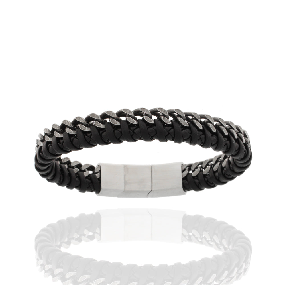 Hybrid-Armband „Iron Linked Braid“