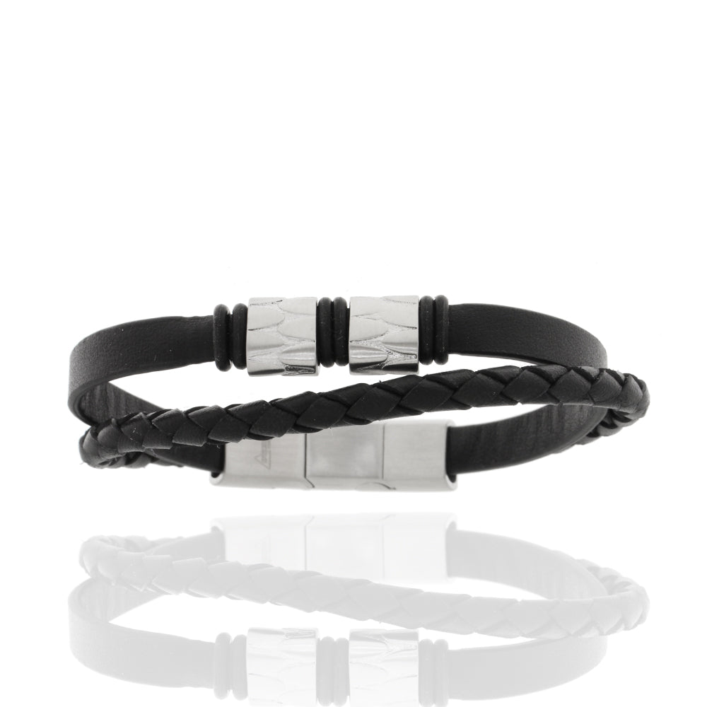 Hybrid-Armband „Iron Scale Hybrid“