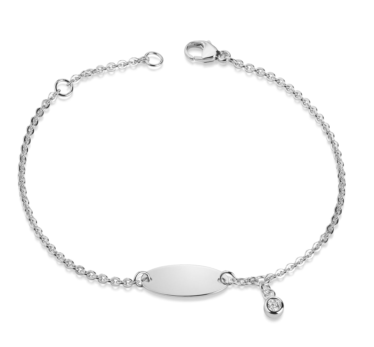 ID-Armband „Arctic Identity Shine“ – aus 925er Sterling Silber