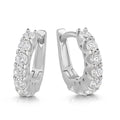 Klappcreolen „Arctic Radiant“ – aus rhodiniertem 925er Sterling Silber