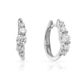 Klappcreolen „Arctic Stellar“ – aus rhodiniertem 925er Sterling Silber