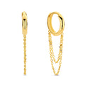 Klappcreolen „Cascading Glow“ – 14Kt Gold