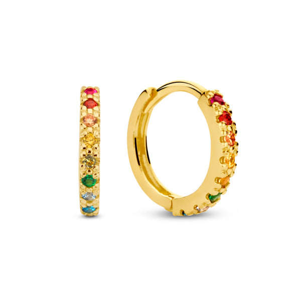 Klappcreolen „Chroma Joy“ – 14Kt Gold
