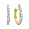Klappcreolen „Diamond-Path“ – 8Kt Gold
