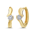 Klappcreolen „Duality Flow“ – 8Kt Gold