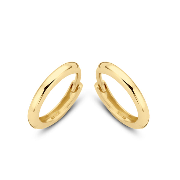 Klappcreolen „Essential Gloss“ – 14Kt Gold