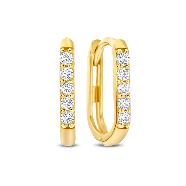 Klappcreolen „Eternal Glow“ - 14Kt Gold