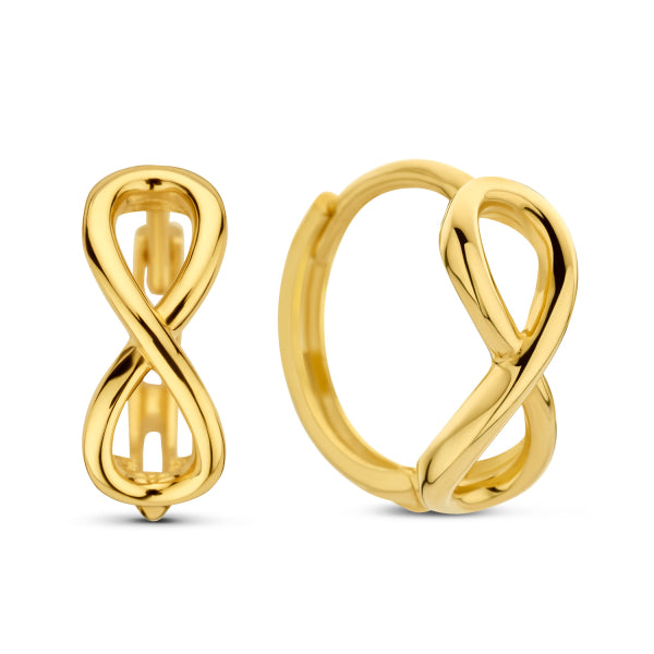 Klappcreolen „Eternal Infinity“ – 14Kt Gold