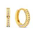 Klappcreolen „Eternal Sparkle“ – 14Kt Gold
