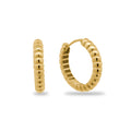 Klappcreolen „Golden Spiral“ – 14Kt Gelbgold