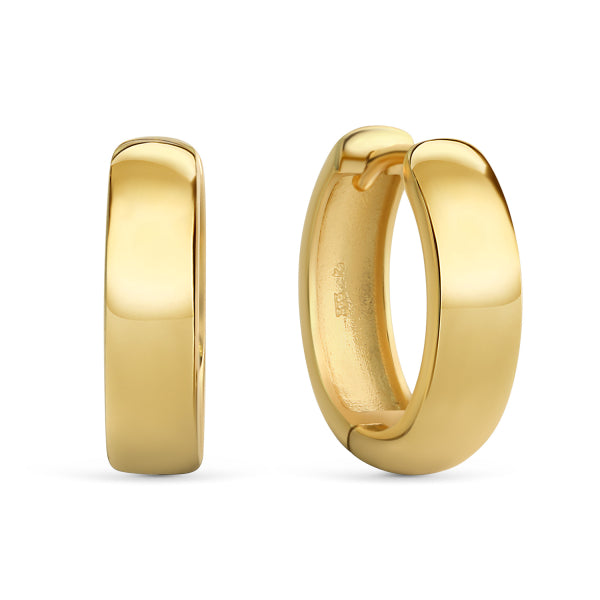 Klappcreolen „Grand Shine“ – 8Kt Gold