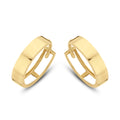 Klappcreolen „Linear Silk“ – 4Kt Gold