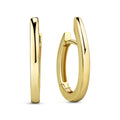 Klappcreolen „Liquid Reflection“ – 8Kt Gold