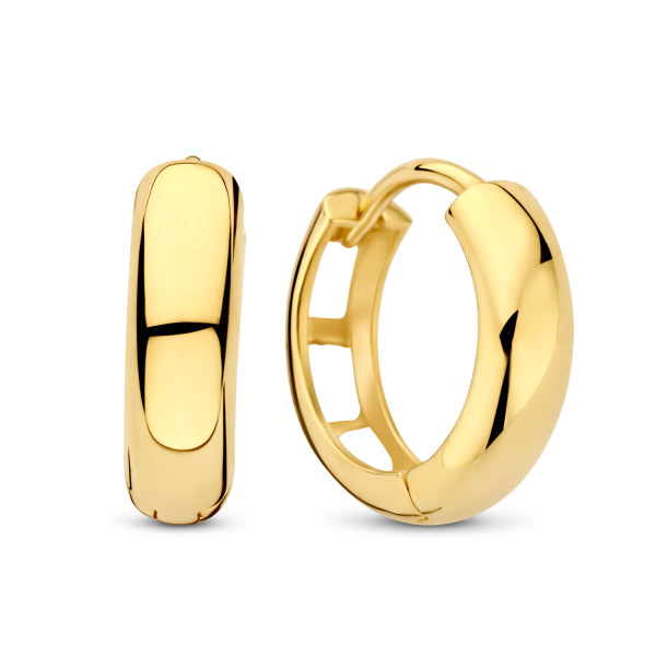 Klappcreolen „Mirror Luxe“ – 14Kt Gold