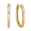 Klappcreolen „Modern Frame“ – 8Kt Gold