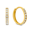 Klappcreolen „Pure Channel“ – 14Kt Gold