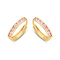 Klappcreolen „Rosé Glow“ – 14Kt Gold