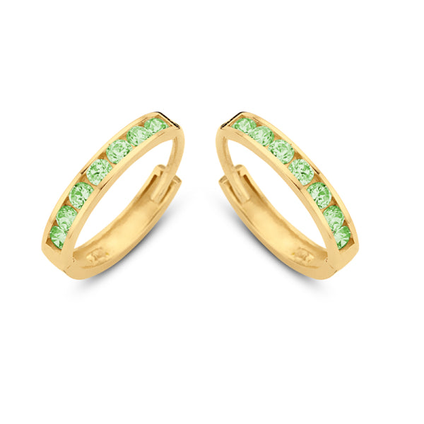 Klappcreolen „Spring Glow“ – 14Kt Gold