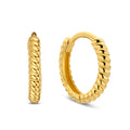 Klappcreolen „Timeless Twist“ – 14Kt Gold