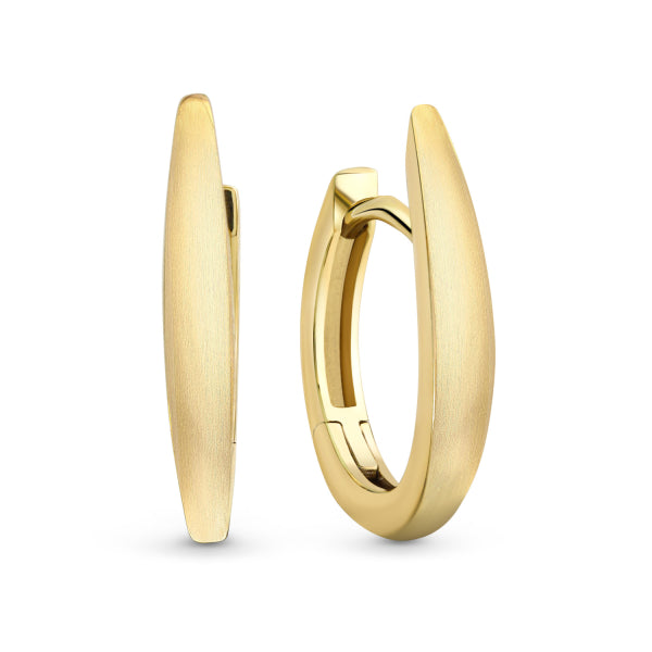 Klappcreolen „Velvet Taper“ – 8Kt Gold