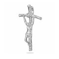 Kreuz „Arctic Pontifex“ – aus 925er Sterling Silber