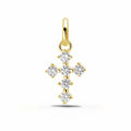 Kreuzanhänger „Celestial Petite“ – aus vergoldetem 925er Sterling Silber